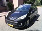 Peugeot 207 1.4 VTI 16V SW 2010 Zwart APK juni 2026, Auto's, Voorwielaandrijving, Zwart, Origineel Nederlands, Handgeschakeld