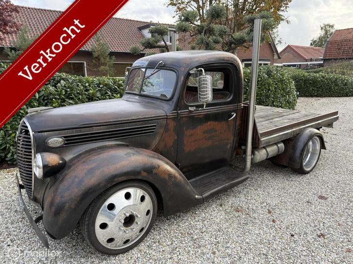 Ford Flatbed Truck V8 AUT, Auto's, Bestelauto's, Bedrijf, Lederen bekleding, Ford, Benzine, Automaat, Geïmporteerd, Leder, Gebruikt