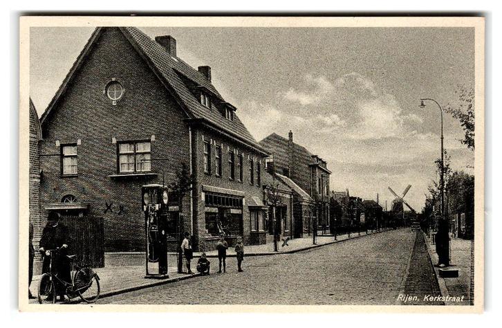 Rijen, Kerkstraat, Verzamelen, Ansichtkaarten | Nederland, Ongelopen, Noord-Brabant, 1920 tot 1940, Verzenden