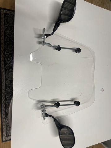 Windscherm met spiegels voor scootmobiel beschikbaar voor biedingen