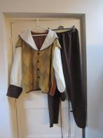 Robin Hood Pak Bruin/Wit/Zwart Maat 56, Carnaval, Maat 56/58 (XL), Ophalen of Verzenden, Kleding