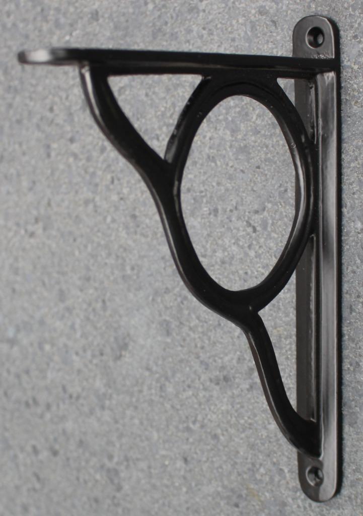 Gietijzeren plankdrager 13,6cm zwart PD1115, Huis en Inrichting, Woonaccessoires | Wandplanken en Boekenplanken, Nieuw, Ophalen of Verzenden