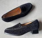 Van Bommel schoenen maat 37 hak 3,5 cm zwart fluweel/leder, Schoenen met lage hakken, Zwart, Nieuw, Ophalen of Verzenden