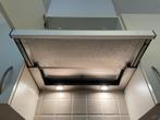 RVS recirculatie afzuigkap 60 cm, strak design, Ophalen, Gebruikt, Onderbouw afzuigkap, Inbouw