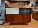 Vintage highboard wandkast teak kast buffetkast servieskast, Ophalen, 150 tot 200 cm, ..., Zo goed als nieuw