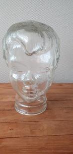 Glazen kinderhoofd., Antiek en Kunst, Ophalen of Verzenden