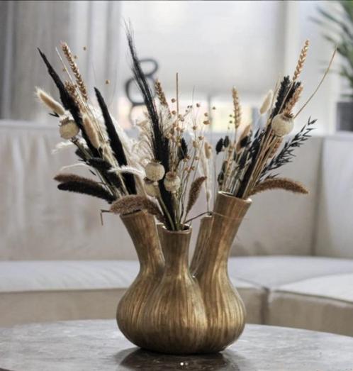 Tulpenvaas maat S met droogbloemen, Huis en Inrichting, Woonaccessoires | Droogbloemen, Nieuw, Verzenden