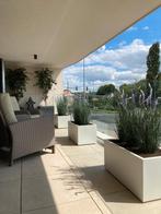 Mooie kunststof plantenbakken met lavendel, Tuin en Terras, Bloembakken en Plantenbakken, Ophalen, Kunststof, Zo goed als nieuw