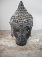 zwarte betonne thaise boeddha hoofd, Huis en Inrichting, Ophalen of Verzenden, Gebruikt