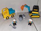 Duplo rupsband graafmachine en kiepwagen, Gebruikt, Ophalen of Verzenden, Duplo, Duplo