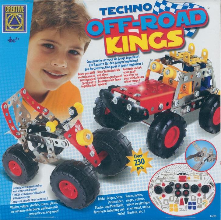 TECHNO OFF-ROAD KINGS CONSTRUCTIE SET VOOR JONGE INGENIEUR, Kinderen en Baby's, Speelgoed | Educatief en Creatief, Nieuw, Verzenden