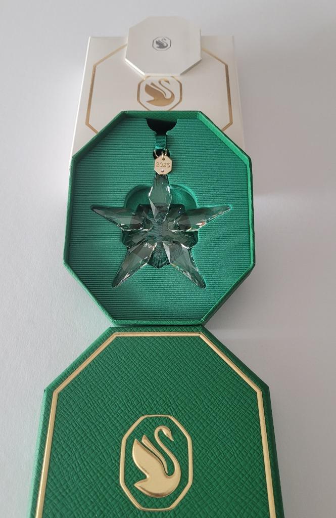 Swarovski 2025 Lim-Ed Kerstster Ornament Helder., Verzamelen, Swarovski, Nieuw, Figuurtje, Ophalen of Verzenden