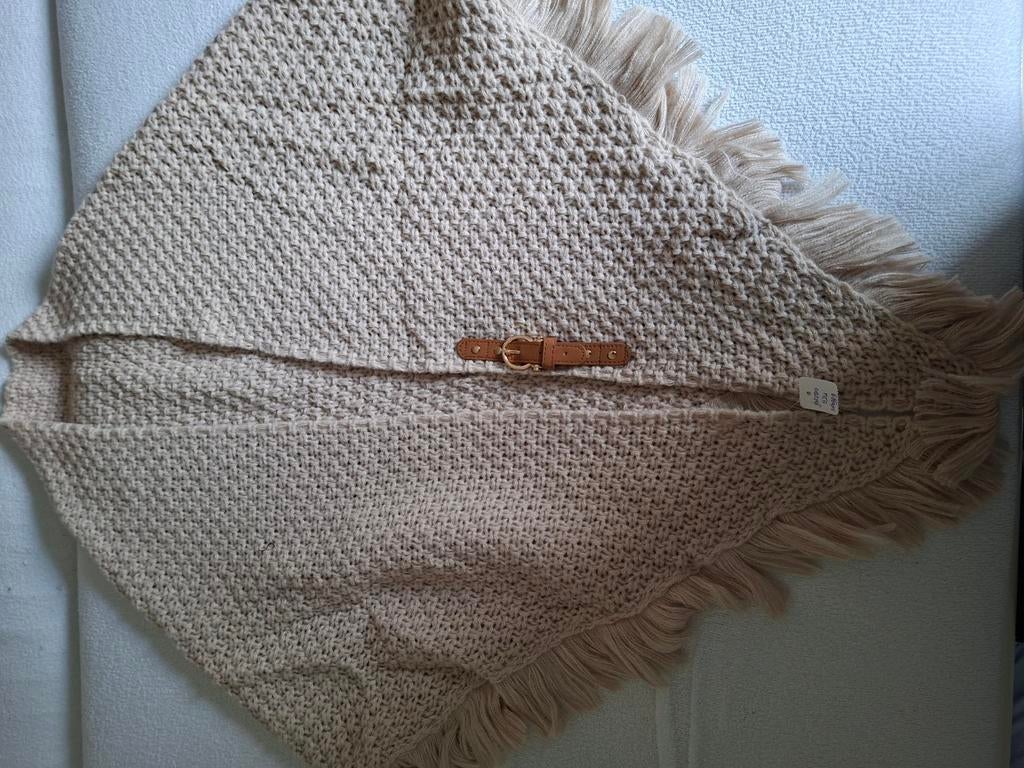 Nieuwe zandkleurige sjaal, Ophalen of Verzenden, Nieuw, Maat 46/48 (XL) of groter, Sjaal