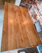 Design eettafel Xooon – massief eiken – industrieel, Huis en Inrichting, Tafels | Eettafels, Ophalen, 50 tot 100 cm, Zo goed als nieuw