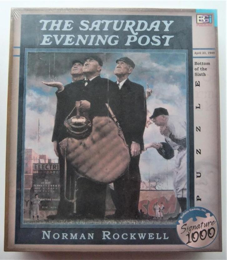NW 1000st puzzel Norman Rockwell The Saturday Evening Post, Hobby en Vrije tijd, Denksport en Puzzels, Nieuw, Legpuzzel, 500 t/m 1500 stukjes