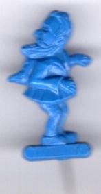 kabouter blauw plastic speldje ( V_261 ), Verzenden, Zo goed als nieuw, Figuurtje, Speldje of Pin