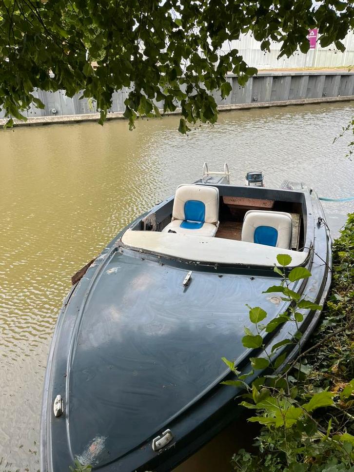 boot met yamaha 20pk en trailer, Watersport en Boten, Bootonderdelen, Gebruikt, Overige typen, Motorboot, Ophalen