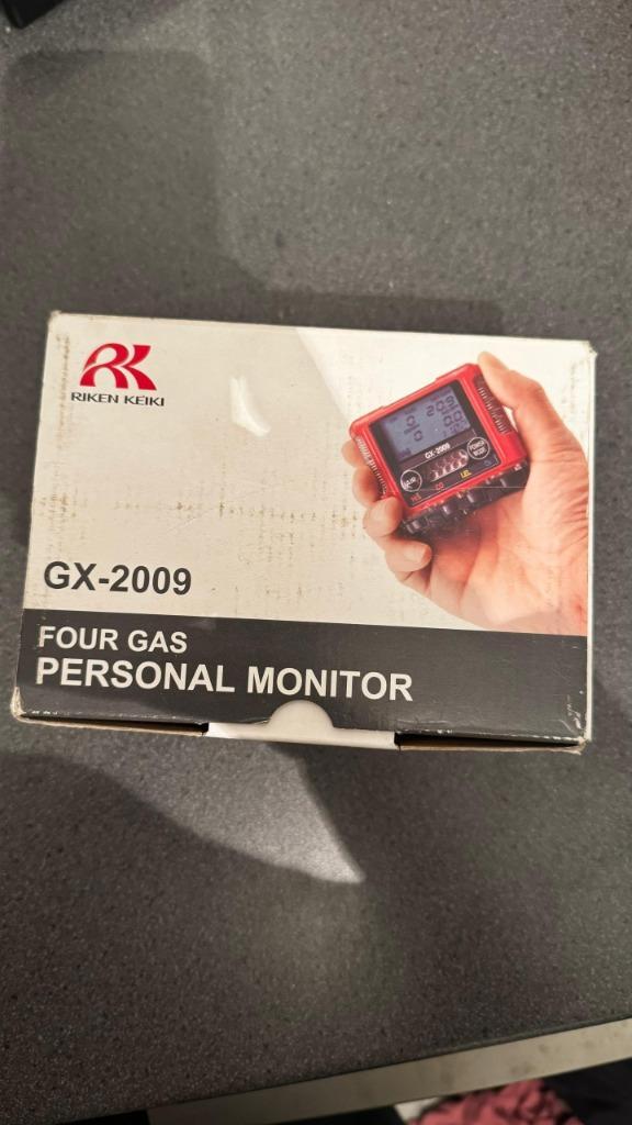 Riken Keiki GX-2009 (CO, O2, CH4, H2S), Doe-het-zelf en Verbouw, Meetapparatuur, Gebruikt, Multimeter, Ophalen of Verzenden