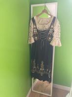 Vintage Dirndl Jurk, Bruin, Ophalen of Verzenden, Knielengte, Maat 36 (S)