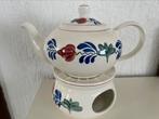 Boerenbont servies/ theepot en rechaud compleet, Ophalen of Verzenden