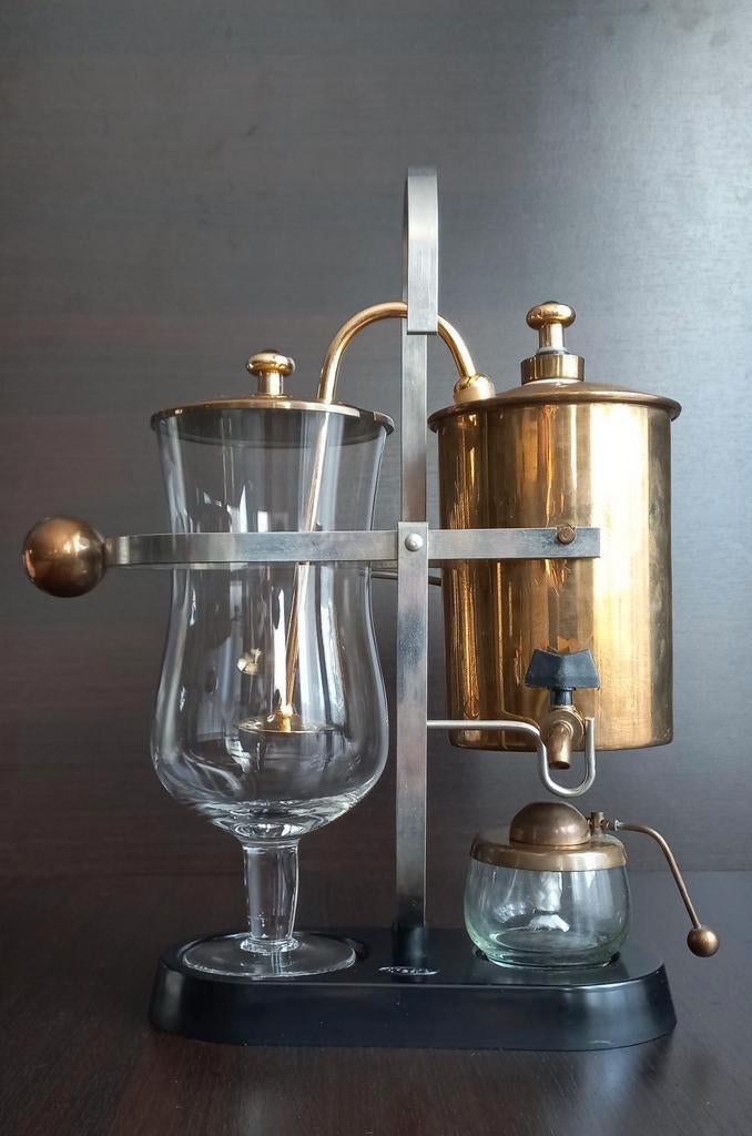 Zeer fraai antiek sifon-koffiezetapparaat , Decorative item!, Ophalen of Verzenden
