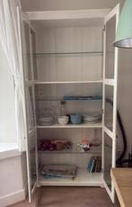 Glazen kast met houten planken - Hilversum, Ophalen, Met plank(en), 100 tot 150 cm, 200 cm of meer