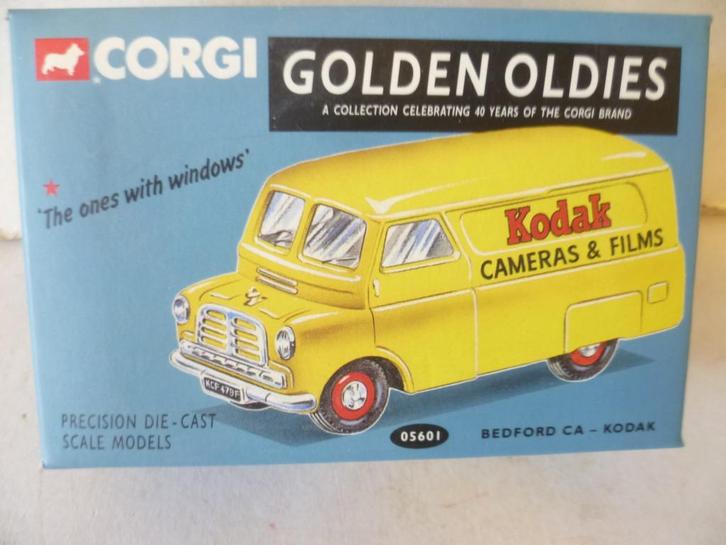 Corgi 1996 Golden Oldies Bedford CA Kodak 1:43 modelauto, Hobby en Vrije tijd, Modelauto's | 1:43, Nieuw, Auto, Corgi, Ophalen of Verzenden