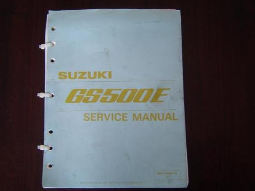 SUZUKI GS500 E 1989 service manual GS 500 E handboek ringban, Motoren, Handleidingen en Instructieboekjes, Suzuki, Ophalen of Verzenden