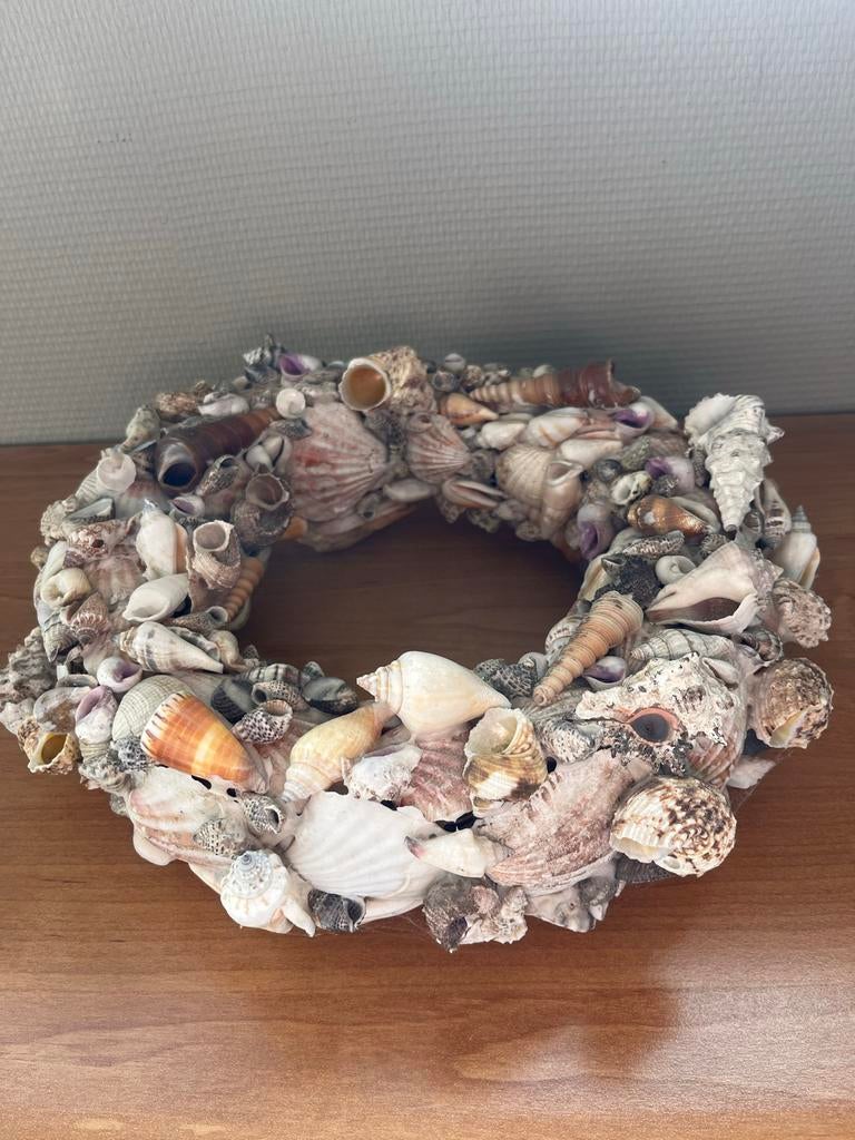 Mooie schelpen krans, Ophalen of Verzenden, Zo goed als nieuw