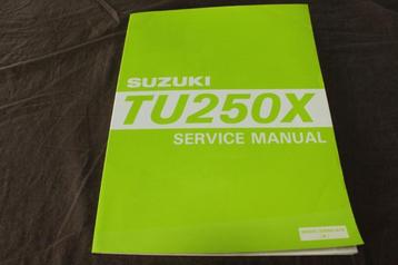 Suzuki TU250 X 1996 motorcycle service manual TU 250X beschikbaar voor biedingen