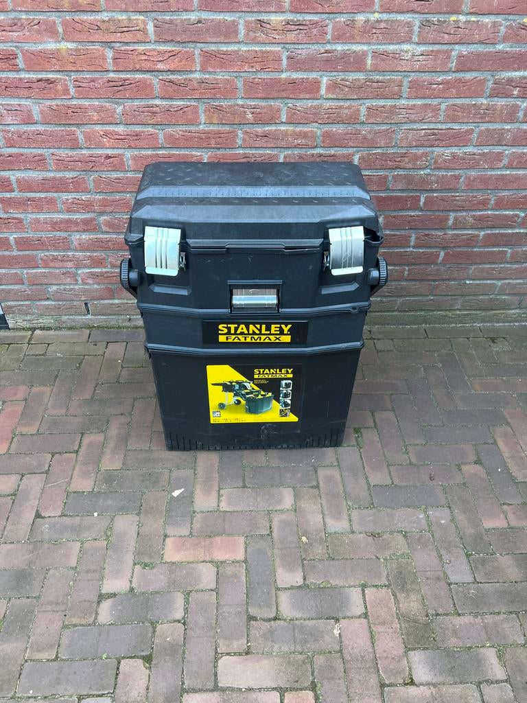 Stanley Fatmax Gereedschapskist - Mobiele Werkplaats, Doe-het-zelf en Verbouw, Gereedschapskisten, Zo goed als nieuw, Ophalen of Verzenden