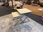 Salontafel wit 2-delig metaal Direct/Leverbaar Nu voor €49,-, Ophalen, Vierkant, Nieuw, 50 tot 100 cm