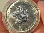 Maple Leaf 1993, 1 oz .9999 zilver (1-2), Ophalen of Verzenden, Zilver