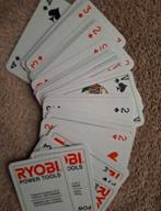 Spel speelkaarten.Ryobl power tools, Ophalen of Verzenden, Zo goed als nieuw, Speelkaart(en)