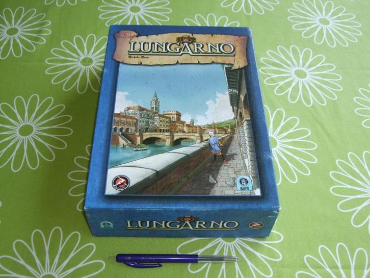 Lungarno - wordt jij de rijkste koopman van Pisa?, Hobby en Vrije tijd, Gezelschapsspellen | Bordspellen, Zo goed als nieuw, Een of twee spelers