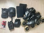 Bont skeelers maat 43 met valbescherming, Sport en Fitness, Skeelers, Ophalen, Gebruikt, Inline skates 4 wielen, Powerslide
