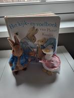 Pieter Konijn Kijk- en Voelboek + 2 Knuffels, Ophalen, Gebruikt, Overige typen