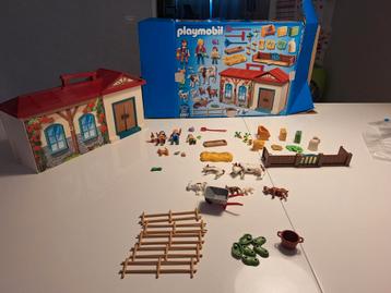 Playmobil 4897 boerderij met doos beschikbaar voor biedingen