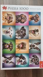 Honden puzzel 1000 stukjes, Ophalen of Verzenden, 500 t/m 1500 stukjes, Zo goed als nieuw, Legpuzzel