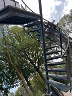 Wenteltrap plateau leuning 2.53m. tree 85 cm buitentrap spil, Ophalen, Gebruikt, Trap, 2 tot 4 meter