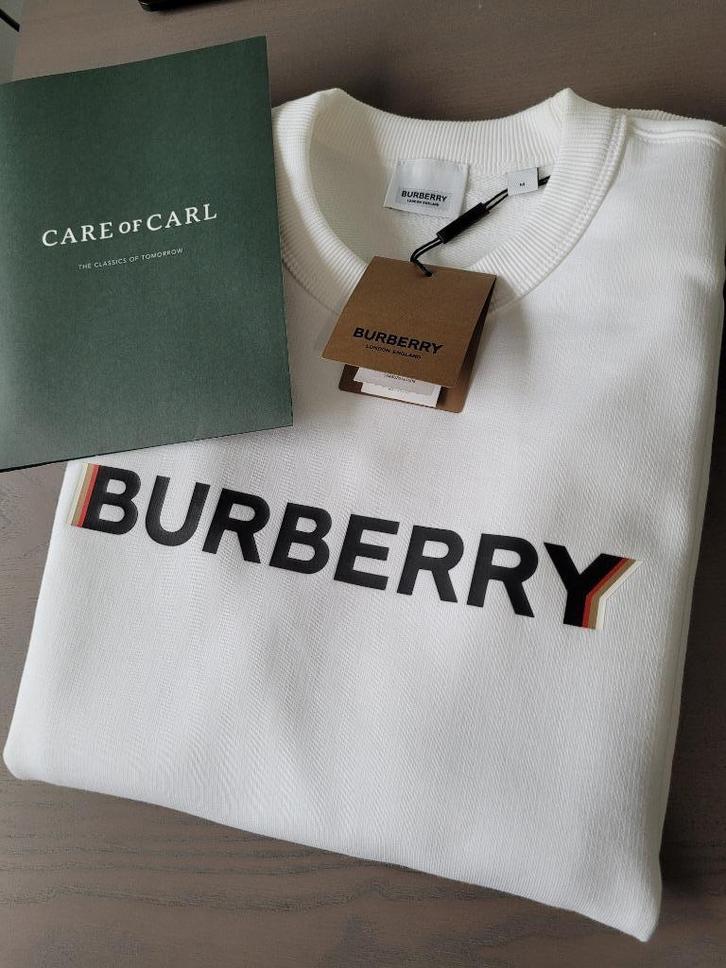 Burberry Trui M Nieuw Wit, Kleding | Heren, Truien en Vesten, Nieuw, Maat 48/50 (M), Wit, Ophalen of Verzenden