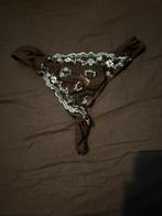 Zwarte geborduurde string maat M, Ophalen of Verzenden, Zwart, String