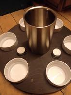 Draaiplateau met wijnkoeler, Ophalen of Verzenden, Nieuw