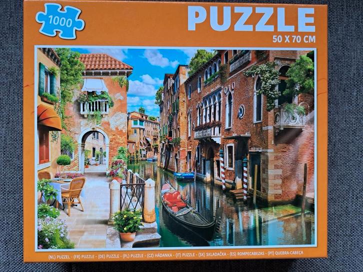 Venetië Puzzel 1000 stukjes, Hobby en Vrije tijd, Denksport en Puzzels, Nieuw, Legpuzzel, 500 t/m 1500 stukjes, Ophalen of Verzenden