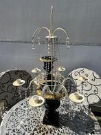 kaarsen kroonluchter gebruikt voor 6 kaarsen, Gebruikt, Kandelaar, Metaal, 50 tot 75 cm