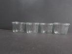 glaasjes voor waxinelichtjes en hoge potjes  glazen Feestje, Huis en Inrichting, Woonaccessoires | Kandelaars en Kaarsen, Overige materialen