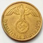 5 Reichspfennig 1939A Nazi Duitsland Oude Munt WO2 Swastika, Verzamelen, Militaria | Tweede Wereldoorlog, Ophalen of Verzenden