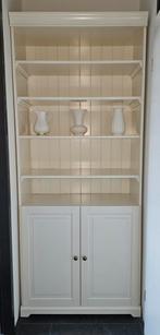 Boekenkast / buffetkast - gebroken wit, Huis en Inrichting, Kasten | Boekenkasten, Ophalen, 200 cm of meer, 25 tot 50 cm, Overige houtsoorten