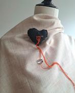 runway broche ann demeulemeester vintage, 10 cm of meer, Overige materialen, Met strass, Oranje