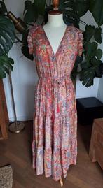 Zgan, prachtige viscose zomerjurk,  40/42, Ophalen of Verzenden, Zo goed als nieuw, Maat 42/44 (L), Onder de knie